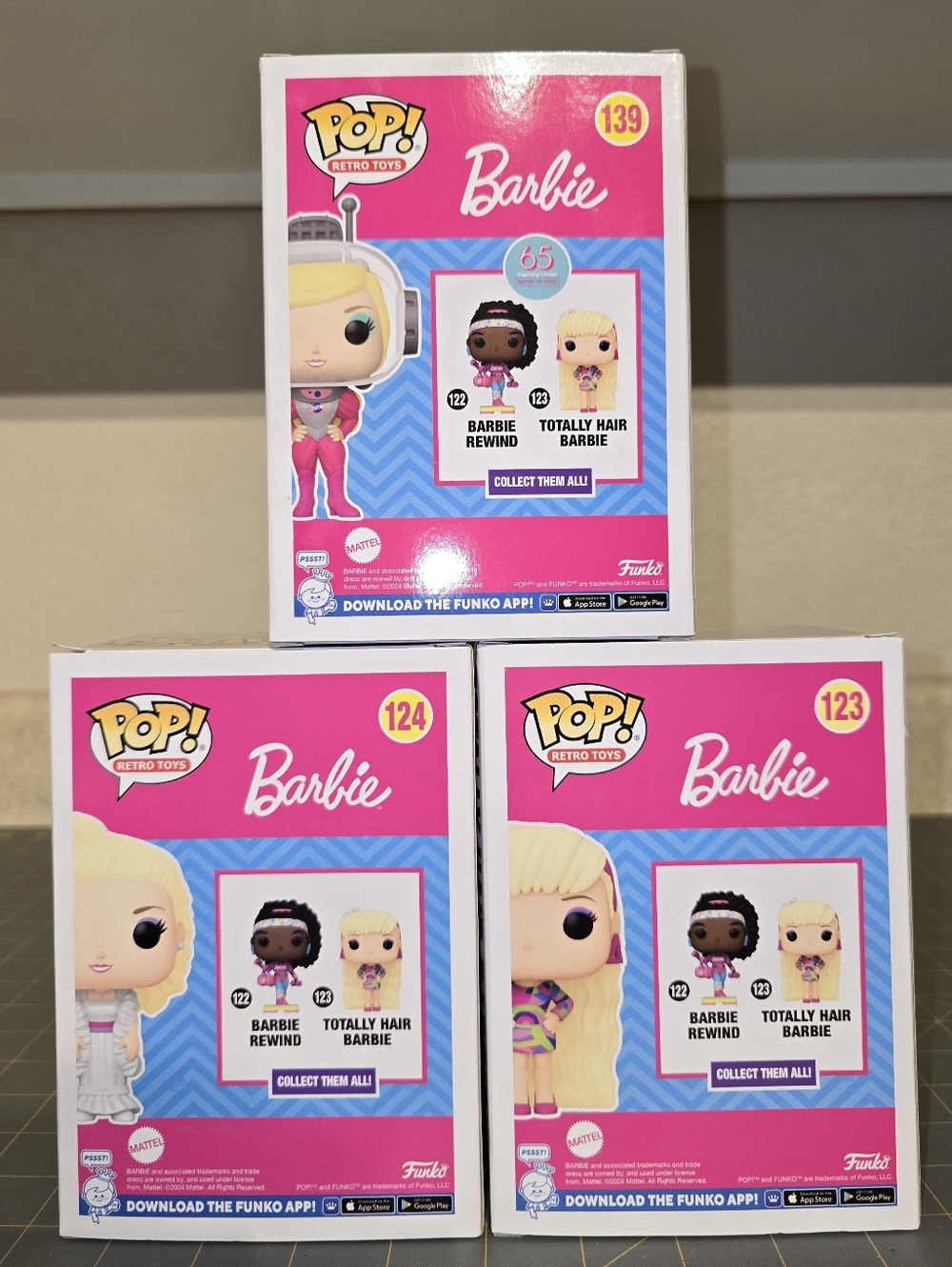 Funko Barbie Pop! Bundle (Astronaut, Totally Hair, & Crystal) - Picture 2 of 2